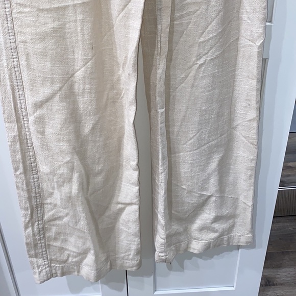 Khaki linen pants - Picture 3 of 9